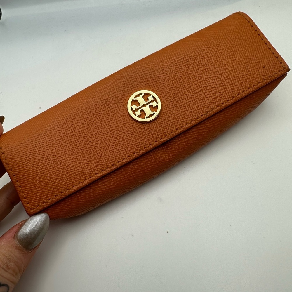 Authentic- Tory Burch Glasses Case - image 1